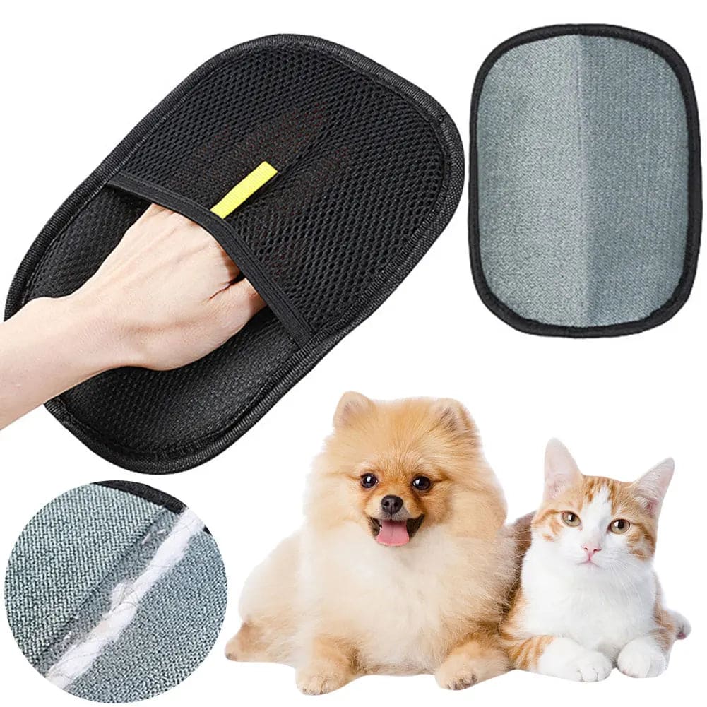 FurAway Pet Grooming Glove – Product Collage